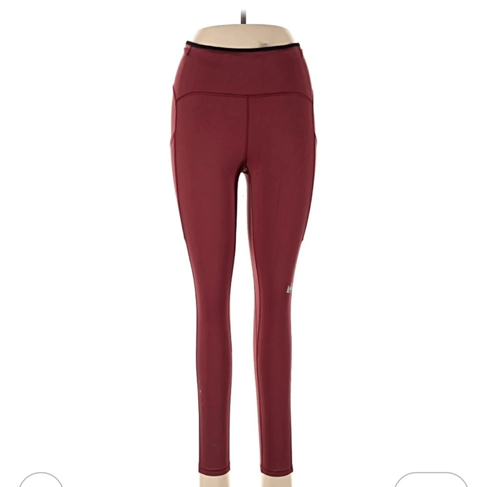 REI Burgundy 7/8 Active Leggings